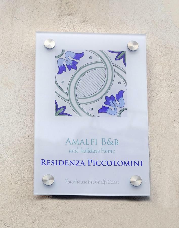 Residenza Piccolomini Daire Amalfi Dış mekan fotoğraf